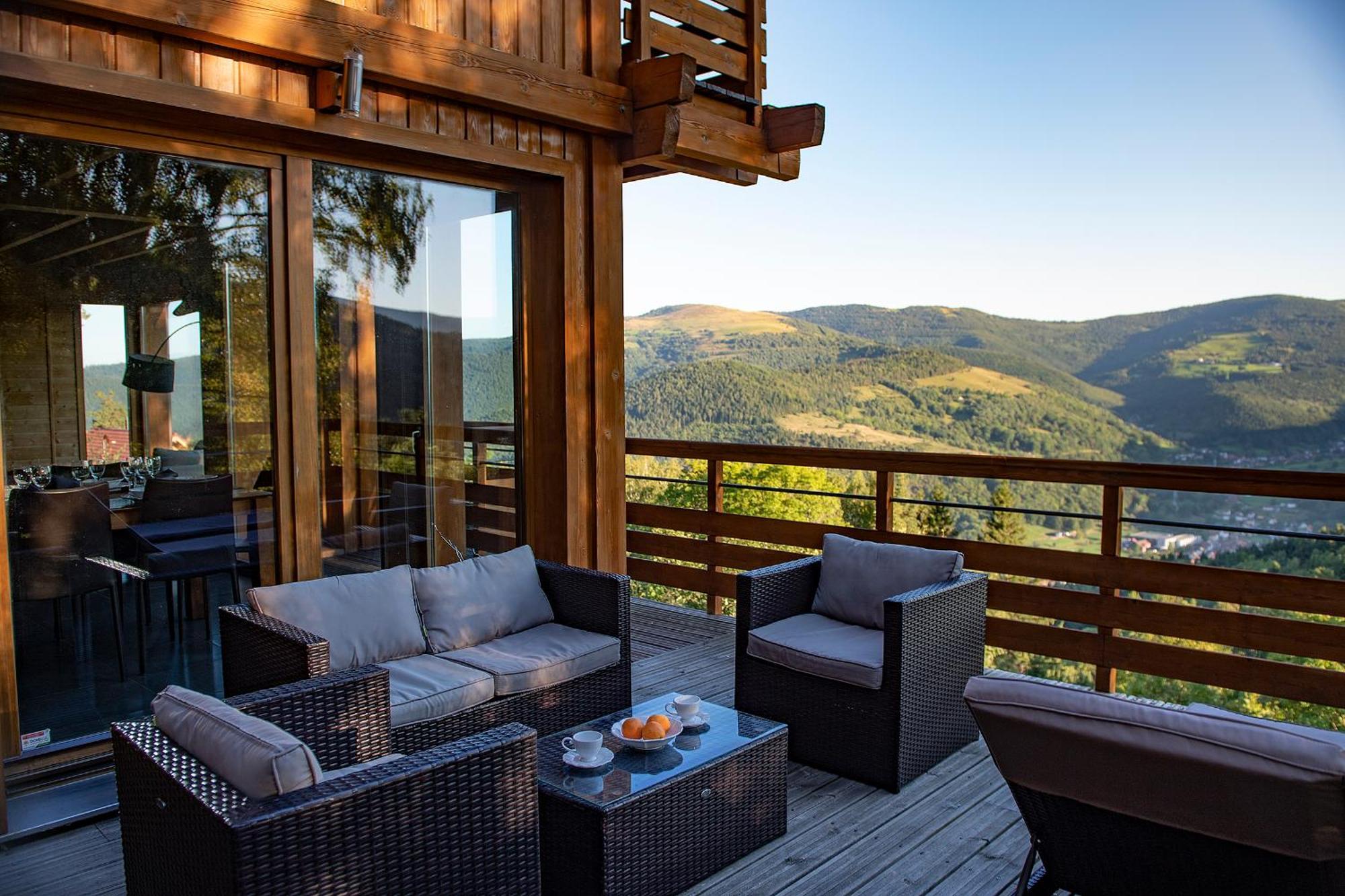 INUï, GRAND CHALET DE LUXE NEUF, SAUNA, SPA, classé 5 étoiles Metzeral Esterno foto