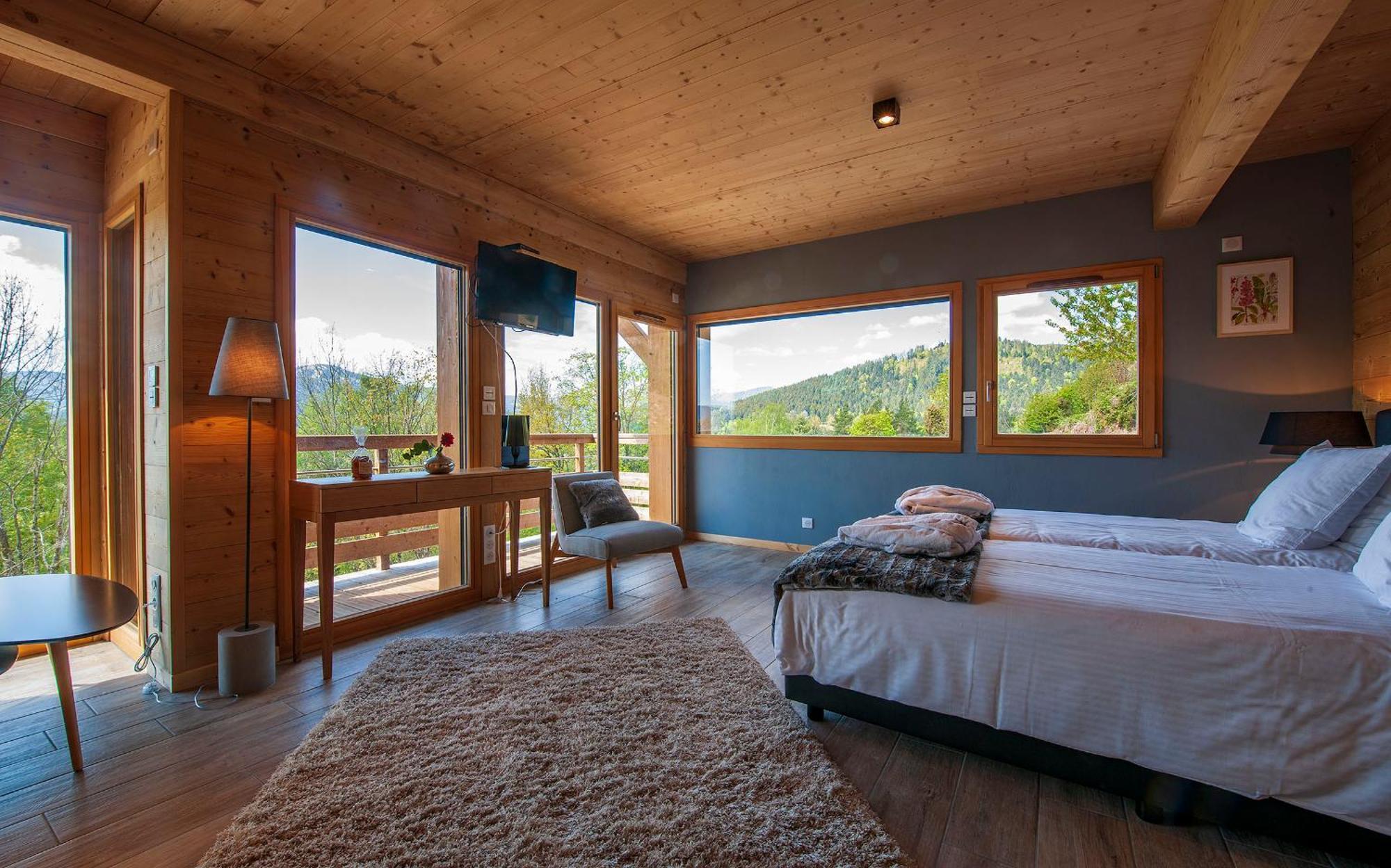 INUï, GRAND CHALET DE LUXE NEUF, SAUNA, SPA, classé 5 étoiles Metzeral Esterno foto